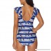 Rambling New Women's One Piece Swimsuit Halter Bathing Suit High Waist Polka Dot Swimwear D B07MDL1BQK